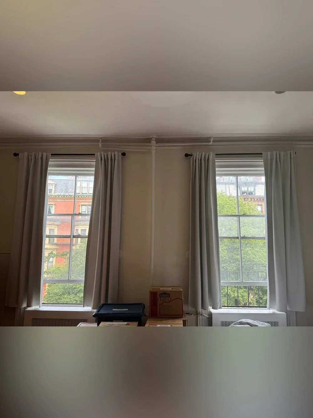 4 Wayfair Faux Linen Room Darkening Curtain Panels - 50” x 88”